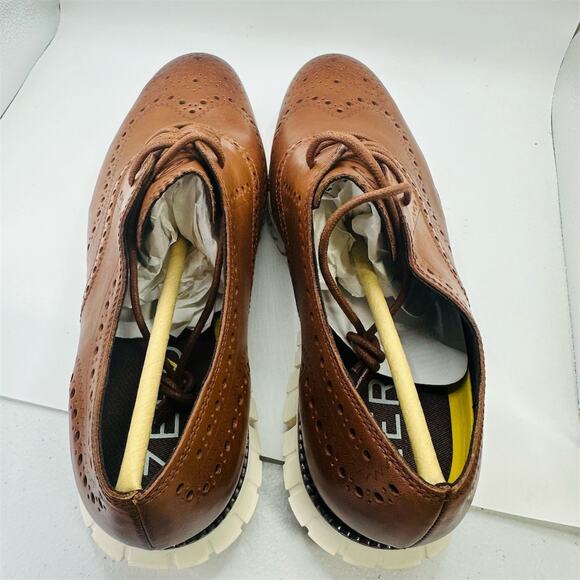 Cole Haan ZERØGRAND Wingtip Oxford Men\'s Dress Shoes Brown Size 11 M main image 7